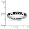 Picture of Sterling Silver Stackable Hope Ring