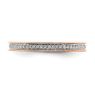 Picture of 18K Rose Gold-Plated Silver Ring with Diamonds