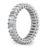 Picture of Emerald-Cut Eternity Anniversary Band 14K White Gold