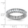 Picture of Emerald-Cut Eternity Anniversary Band 14K White Gold