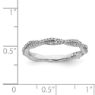 Picture of Silver Stackable Diamond Ring