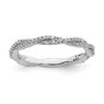 Picture of Silver Stackable Diamond Ring