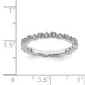 Picture of Silver Stackable Diamond Ring