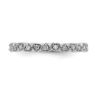 Picture of Silver Stackable Diamond Ring