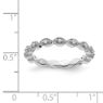 Picture of Silver Stackable Diamond Ring