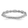 Picture of Silver Stackable Diamond Ring