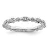 Picture of Silver Stackable Diamond Ring