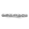 Picture of Silver Stackable Diamond Ring