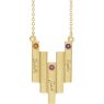 Picture of Family Geometric Necklace 3 Names