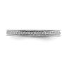 Picture of Silver Stackable Ring Rhodium-plated with Diamonds