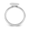 Picture of Sterling Silver Heart Diamond Ring