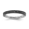 Picture of Sterling Silver Stackable Reversible Black & White Diamond Ring