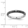 Picture of Sterling Silver Stackable Reversible Black & White Diamond Ring