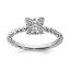 Picture of Diamond Angel Ring Sterling Silver