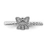 Picture of Diamond Angel Ring Sterling Silver