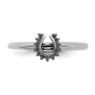 Picture of Black Diamonds Horseshoe Ring Sterling Silver