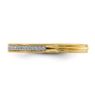 Picture of 14K Yellow Solid Gold Diamond Stackable Ring