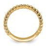 Picture of 14K Yellow Solid Gold Diamond Stackable Ring