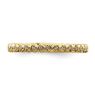 Picture of 14K Yellow Solid Gold Diamond Stackable Ring