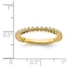 Picture of 14K Yellow Solid Gold Diamond Stackable Ring