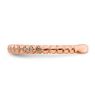 Picture of 14K Rose Solid Gold Diamond Stackable Ring