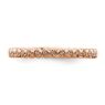 Picture of 14K Rose Solid Gold Diamond Stackable Ring