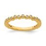 Picture of 14K Yellow Solid Gold Diamond Stackable Ring
