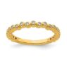 Picture of 14K Yellow Solid Gold Diamond Stackable Ring