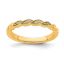 Picture of 14K Yellow Solid Gold Diamond Stackable Ring