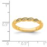 Picture of 14K Yellow Solid Gold Diamond Stackable Ring