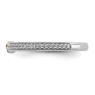 Picture of 14K White Solid Gold Citrine and Diamond Stackable Ring