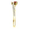 Picture of Gold 1 to 5 Marquise Stones Mother's Ring