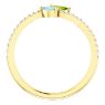 Picture of Gold 1 to 5 Marquise Stones Mother's Ring