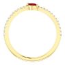 Picture of Gold 1 to 5 Marquise Stones Mother's Ring