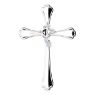 Picture of Cross Silver 1 to 6 Round Stones Mother's Pendant