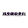 Picture of Silver Ring Amethyst Stones