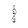 Picture of Silver 1 to 5 Round Stones Mother's Pendant - copy