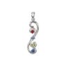 Picture of Silver 1 to 5 Round Stones Mother's Pendant - copy