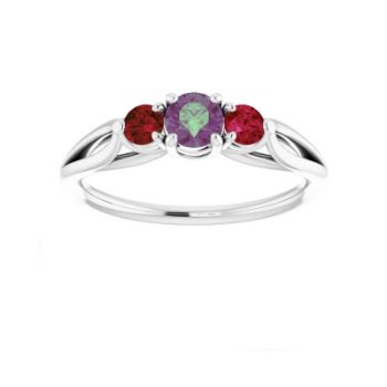 Picture of Listing for Terry B. Sterling Silver 3 stones ring